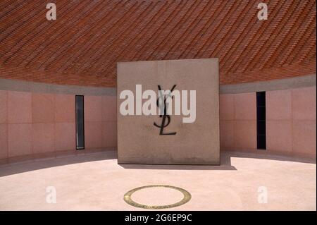 Il Museo YSL e il Giardino Majorelle a Marrakech, Marocco ma Foto Stock