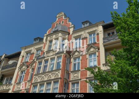 Altbau, Hauptstraße, Schöneberg, Berlino, Germania Foto Stock