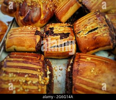 Ciambella di cacao. Foto Stock