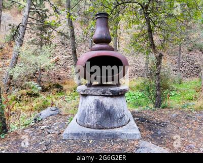 Forno per barbecue. Foto Stock