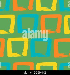 Disegno senza giunture creativo astratto con forme geometriche e sfondo artistico. Design astratto moderno per carta, copertine, tessuti, decorazioni per la casa a Illustrazione Vettoriale