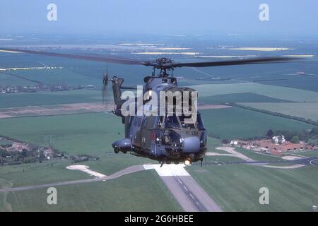 L'ELICOTTERO PUMA CELEBRA 50 ANNI DI SERVIZIO CON LA ROYAL AIR FORCE. Foto Stock