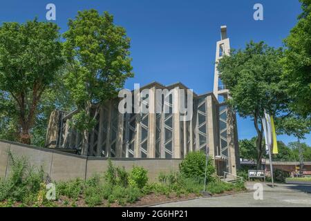 Katholische Kirche St. Ansgar, Klopstockstraße, Hansaviertel, Tiergarten, Berlino, Germania Foto Stock