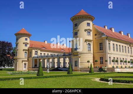 Schloß, Rheinsberg, Landkreis Ostprignitz-Ruppin, Brandeburgo, Germania Foto Stock