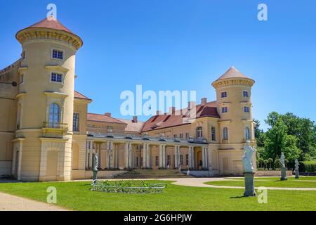 Schloß, Rheinsberg, Landkreis Ostprignitz-Ruppin, Brandeburgo, Germania Foto Stock