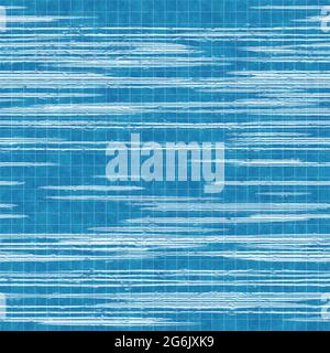 Motivo blu blu brillante senza cuciture per tessuti e stampe Foto Stock