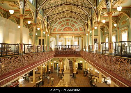 Dr. Bhau Daji Lad Museo interno, Mumbai, Maharashtra, India Foto Stock