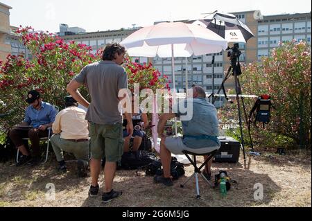 Roma, Italia. 07 luglio 2021. 7 luglio 202 : una visione generale del Policlinico Agostino Gemelli di Roma, dove Papa Francesco è stato ricoverato domenica. Credit: Agenzia fotografica indipendente/Alamy Live News Foto Stock