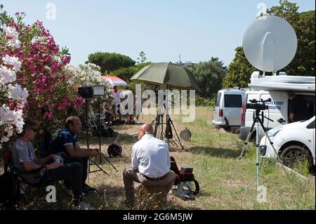 Roma, Italia. 07 luglio 2021. 7 luglio 202 : una visione generale del Policlinico Agostino Gemelli di Roma, dove Papa Francesco è stato ricoverato domenica. Credit: Agenzia fotografica indipendente/Alamy Live News Foto Stock