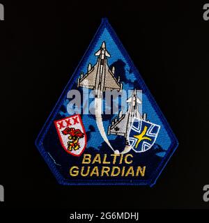 Royal Air Force 29 Squadron ex Baltic Guardian Patch Foto Stock