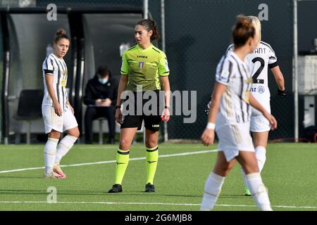 Maria Sole Caputi durante la Serie Donne UNA stagione 2020/21 di Juventus FC al Juventus Training Center di Vinovo, Italia - Pho / LM Foto Stock