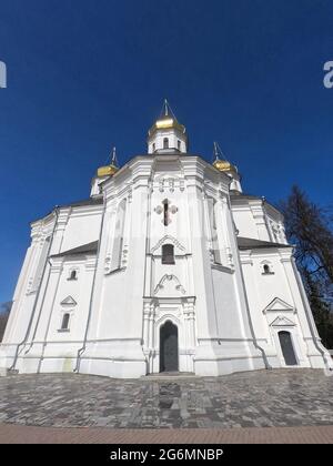 Chiesa di Caterina a Chernihiv. Cattedrale di Santa Caterina il Grande Martire. Antica chiesa ortodossa. Foto Stock