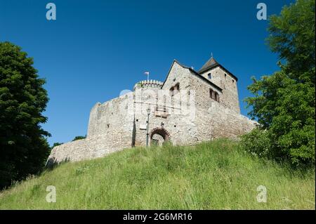 Castello di Będzin, Voivodato Slesiano, Polonia Foto Stock