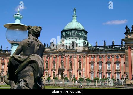 Il nuovo Palazzo nel Parco Sanssouci, Potsdam Foto Stock