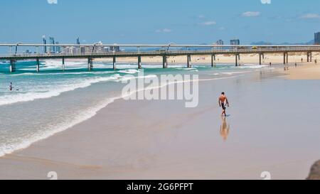 Una giornata di sole nella Gold Coast, Queensland, Australia Foto Stock