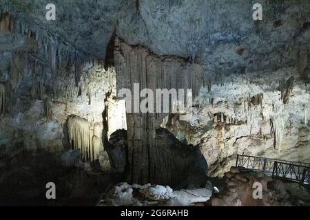 Cueva de Bellamar o grotte di Bellamar, Matanzas, Cuba Foto Stock