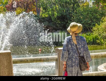 Giardini di Bagatelle in Francia Foto Stock