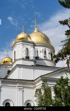 Cattedrale Alexander Nevsky a Simferopol, Crimea. Foto Stock