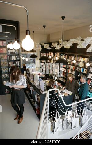 Lutyens e Rubenstein Bookshop nella Notting Hill di Londra. Foto Stock