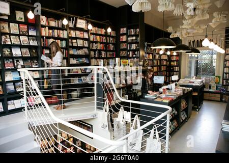 Lutyens e Rubenstein Bookshop nella Notting Hill di Londra. Foto Stock