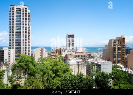 Quantum House Sursock Street a Beirut, Libano Foto Stock