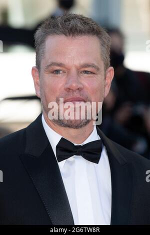 Matt Damon partecipa alla proiezione di Stillwater durante il 74a edizione del Festival del Cinema di Cannes il 08 luglio 2021 a Cannes, Francia. Foto di David Niviere/ABACAPRESS.COM Foto Stock