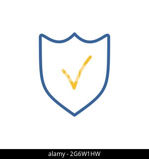 Vettore icona profilo schermo di protezione migliore. Simbolo delle finanze. Simbolo grafico per il design del sito Web, il logo, l'app, l'interfaccia utente. Illustrazione vettoriale, EPS10. Illustrazione Vettoriale