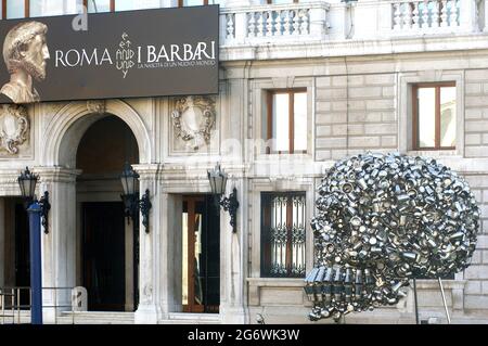 ITALIA. VENETO. VENEZIA. IL PALACIO GRASSI È UN MUSEO APPARTENENTE ALLA FONDAZIONE DEL FRANCESE FRANCOIS PINAULT. Foto Stock