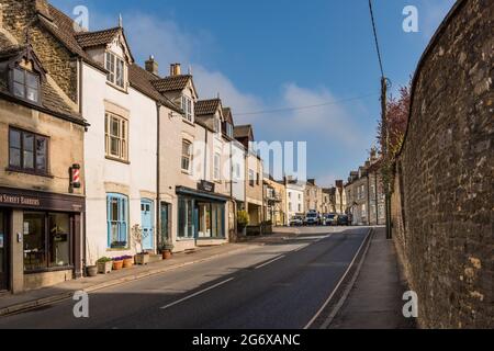 Case d'epoca, Tetbury, Gloucestershire Foto Stock