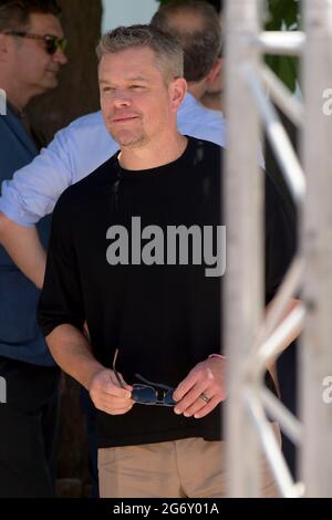 Cannes, Francia. 09 luglio 2021. 74th Cannes Film Festival 2021, Photocall film : ‘Stillwater' - pictured: Matt Damon Credit: Independent Photo Agency/Alamy Live News Foto Stock