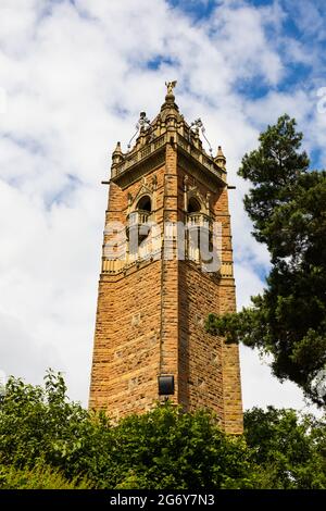 Cabot Tower, Brandon Park, Bristol City, Inghilterra Foto Stock