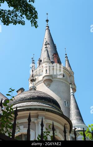 Palazzo di Bożków, Gmina Nowa Ruda, Contea di Kłodzko, Voivodato della bassa Slesia, nella Polonia sud-occidentale, Europa Foto Stock