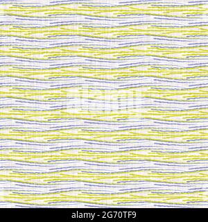 Acquerello doodle zig zag sfondo. Modello geometrico senza cuciture dipinto a mano. Decorativo stravagante stile diamante scandi ikat in tutto il colore Foto Stock