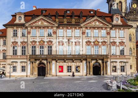 Museo della Galleria Nazionale sulla piazza della città vecchia di Praga, Repubblica Ceca Foto Stock