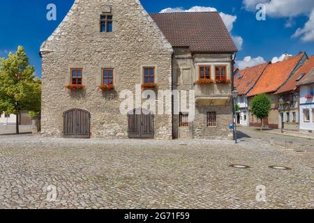 Rathaus Wegeleben Verbandsgemeinde Vorharz Harz Foto Stock