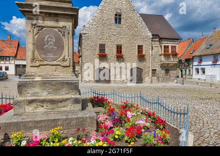 Rathaus Wegeleben Verbandsgemeinde Vorharz Harz Foto Stock