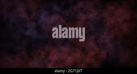 Cosmic Unknown background with Stars at Night Foto Stock