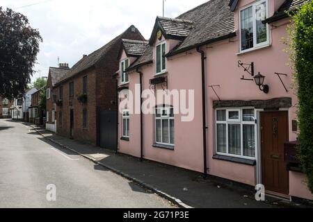 Main Street, Shenstone, Staffordshire, Inghilterra, Regno Unito Foto Stock