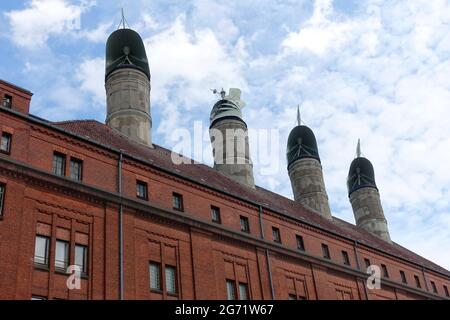 Fabbrica di malto, Schultheiss, Berlino, Germania Foto Stock