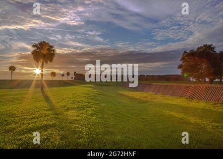 St Augustine, scene FL Foto Stock