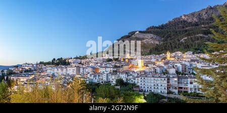 Cazorla, comune situato nella provincia di Jaen, in Andalusia, Spagna. Si trova nella regione della Sierra de Cazorla, essendo il suo più importante Foto Stock