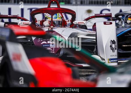 06 Eriksson Joel (swe), Dragon / Penske Autosport, Penske EV-5, azione durante l'ePrix 2021 di New York City, 6° incontro del Campionato del mondo di Formula e 2020-21, sul circuito di Brooklyn Street dal 10 al 11 luglio, a New York, USA - Foto Francois Flamand / DPPI Foto Stock