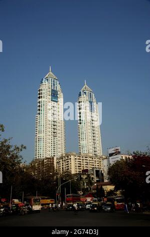 Mumbai l'Imperial è un complesso di grattacieli residenziali di Shapoorji Pallonji, Tardeo Mumbai, uno degli edifici completati più alti Foto Stock