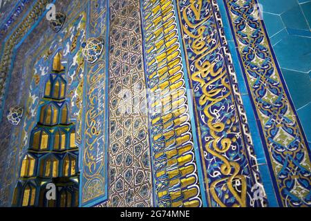 Bursa, Turchia - 12-27-2016:Bursa Tomba Verde vista interna in ceramica Foto Stock