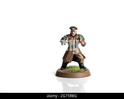 Warhammer 40k guardie imperiali figure, figurine, wargame Foto Stock