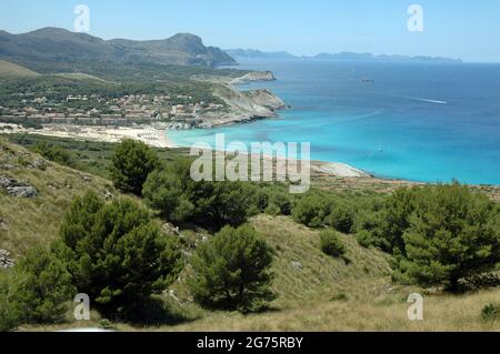 Cala Mesquida, Maiorca, Isole Baleari Foto Stock