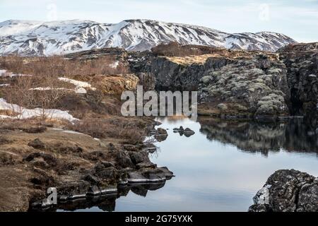 Thingvellir Foto Stock