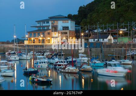 St Brides Spa Hotel, Saundersfoot Harbour, Pembrokeshire, Galles, Regno Unito Foto Stock