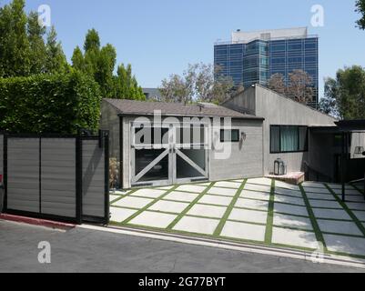 Los Angeles, California, USA 11 luglio 2021 UNA visione generale dell'atmosfera di casa a Hollywood Hills il 11 luglio 2021 a Los Angeles, California, USA. Foto di Barry King/Alamy Stock foto Foto Stock