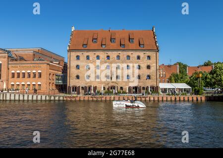 GDANSK, POLONIA - 13 giugno 2021: Gdansk, Polonia - 13 2021 giugno 'il museo nazionale del mare di Gdansk' Foto Stock